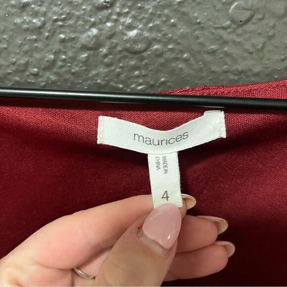 Maurice’s plus size lace long sleeve blouse 4X - Picture 6 of 12